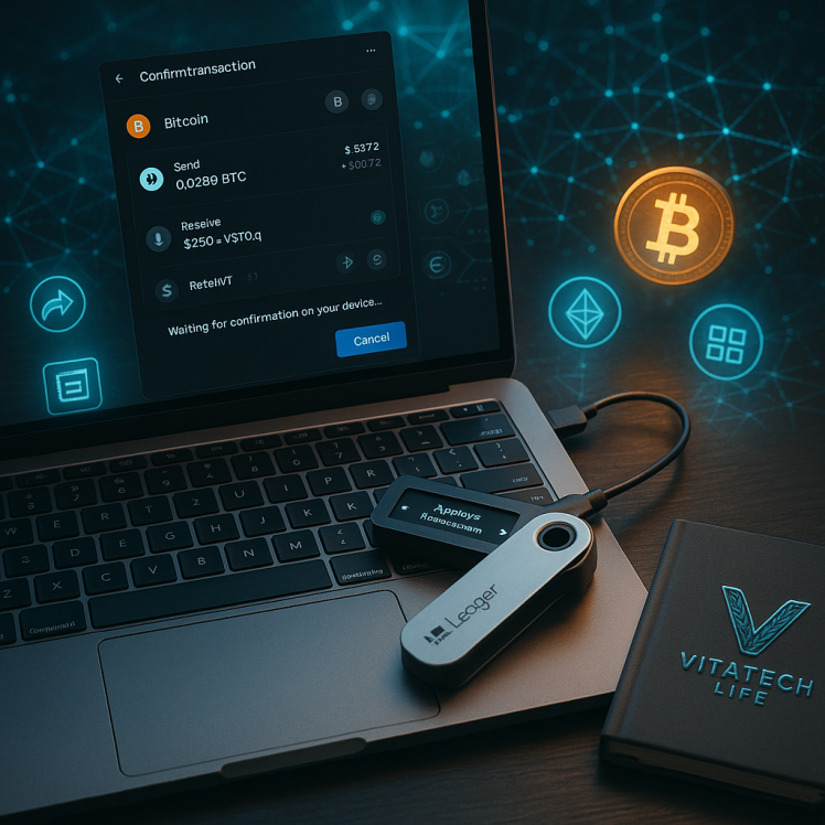 آموزش کامل راه‌اندازی کیف پول سخت‌افزاری لجر نانو اس پلاس (Ledger Nano S Plus)