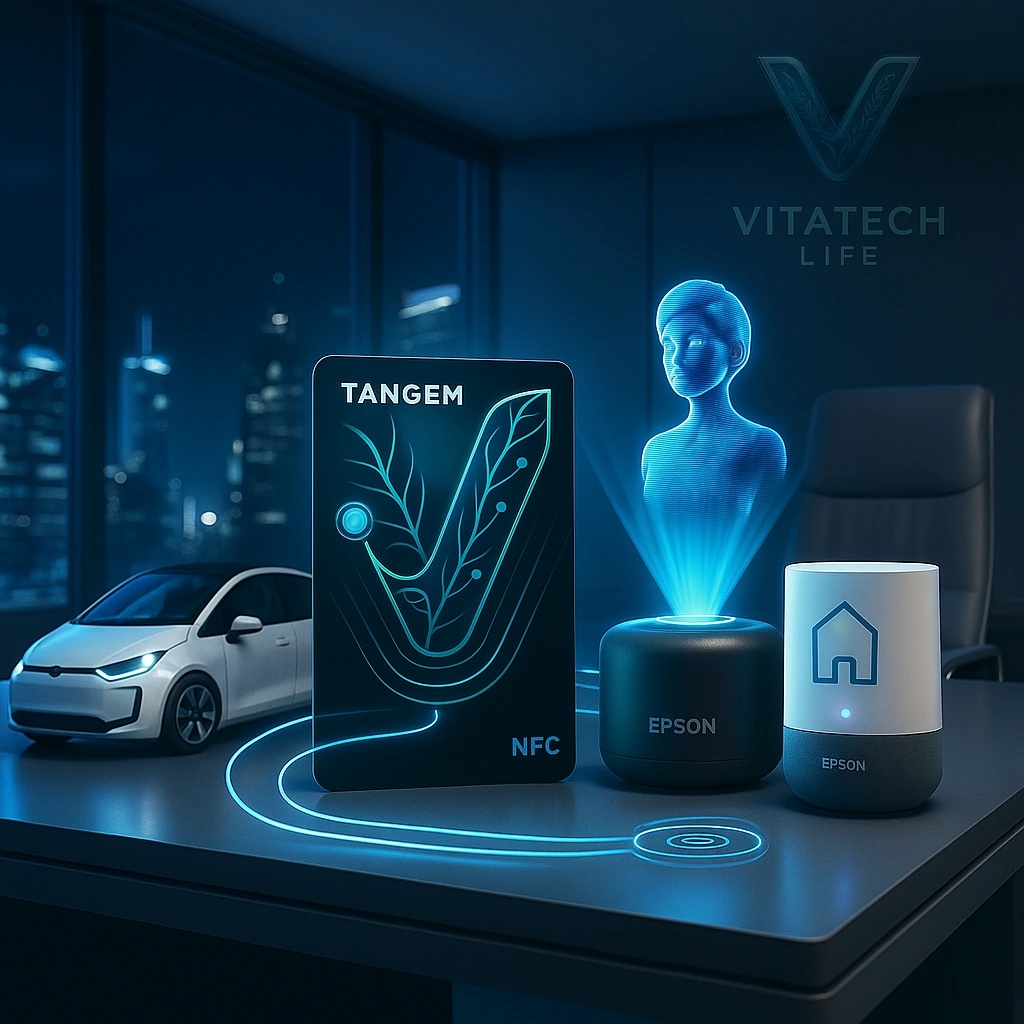 «پرداخت خودکار در اقتصاد هوشمند با کارت Tangem NFC؛ اتصال IoT و هوش مصنوعی در فضای فناورانه Web3 با برند VITATECH LIFE».