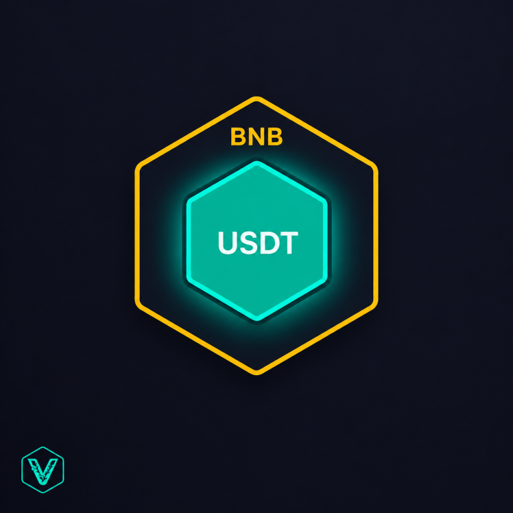 چرا تتر (USDT) روی شبکه BSC در لجر زیر حساب BNB نمایش داده می‌شود؟