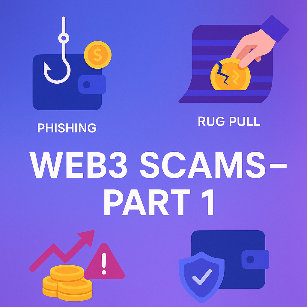 WEB3 SCAMS – PART 1 Common Crypto Scams & Warning Signs