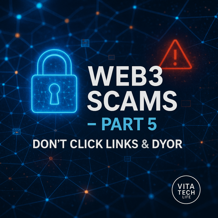 کلاهبرداری‌های Web3 – بخش پنجم: کلیک نکردن روی لینک‌ها و تحقیق شخصی (DYOR)
